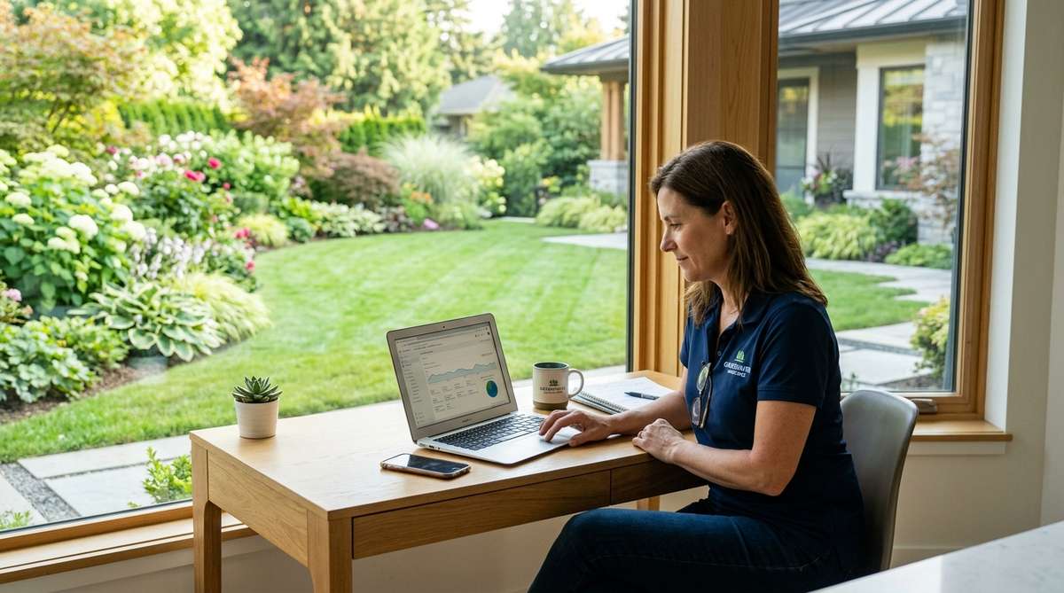 Website optimization for landscaping companies