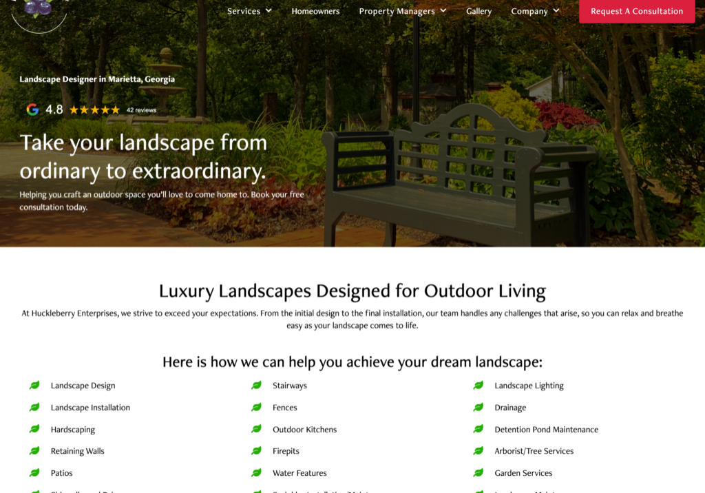 yourhuckleberry design and build landscape design
